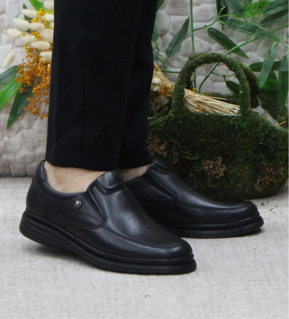 14602 Siyah Comfy Orijinal Ürün Hakiki Deri Erkek Ayakkabı - Görsel 1