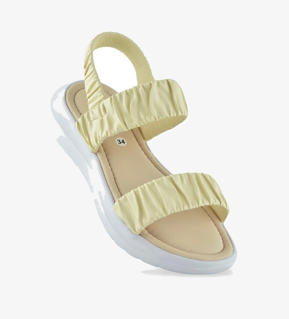 6894 Ortopedik Taban Kız Çocuk Sandalet Terlik Düğün Abiye Gündelik Vetta