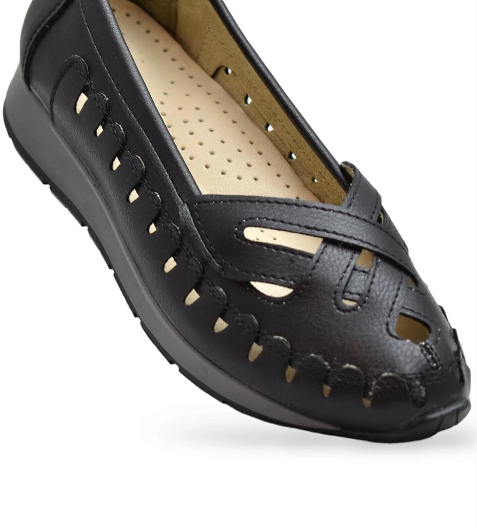 230B Rahat Ortopedik Taban Günlük Kadın Ayakkabı Babet Kadın Yazlık Ayakkabı