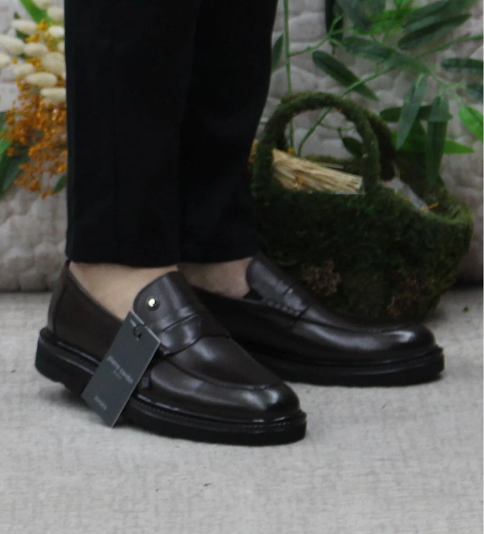 Pierre Cardin 241075 Kahve Hakiki Deri Erkek Loafer Erkek Ayakkabı model görseli
