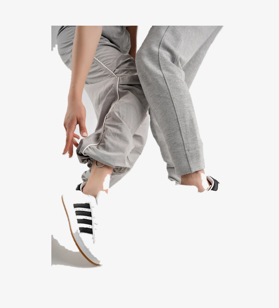 Spor Sneaker Ayakkabı Beyaz Siyah