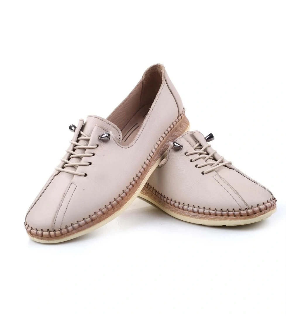 8786 Kadın Günlük Hakiki Deri Ortopedik Ayakkabı