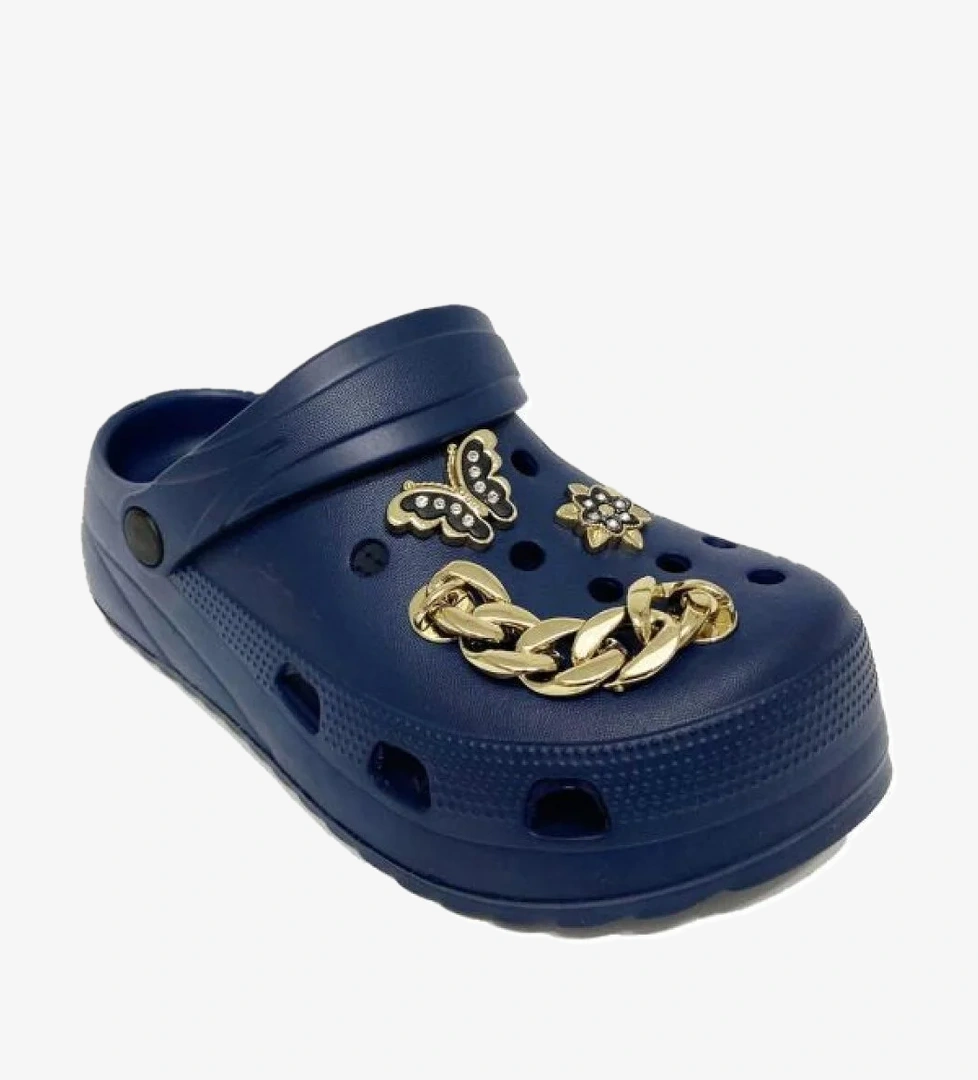 50010-001 Medical Taşlı Sabo Kadın Terlik - Görsel 1