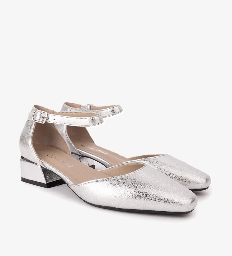 Gondol Kundura Gondol Hakiki Deri Kısa Topuklu Ayakkabı Vdt.010 model görseli