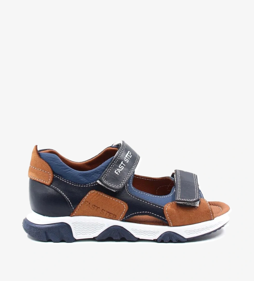 Hakiki Deri Unisex Çocuk Klasik Sandalet 006XCA009