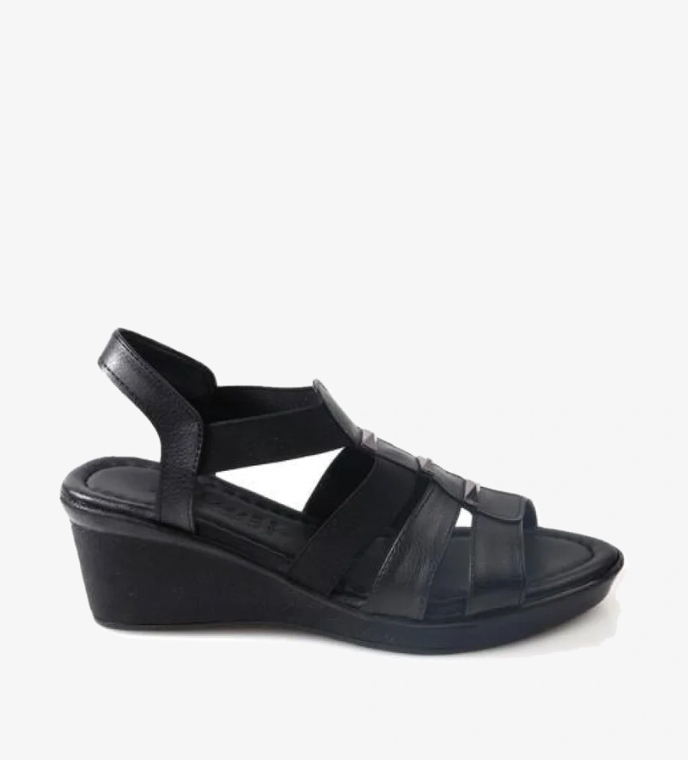 Mvşm 02860 Orto Pedik Dolgu Topuk Günlük Kadın Sandalet