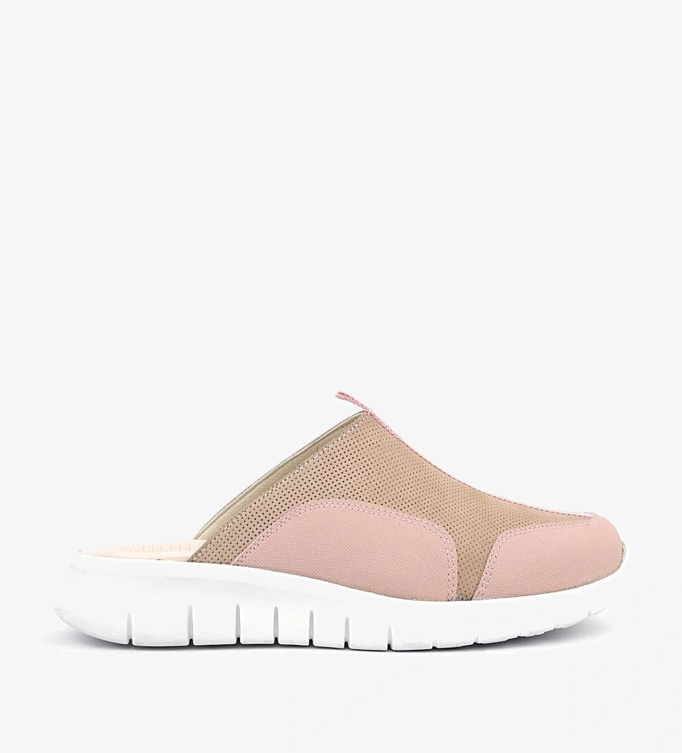 Medikal Hakiki Deri Pudra Comfort Spor Terlik - Görsel 1