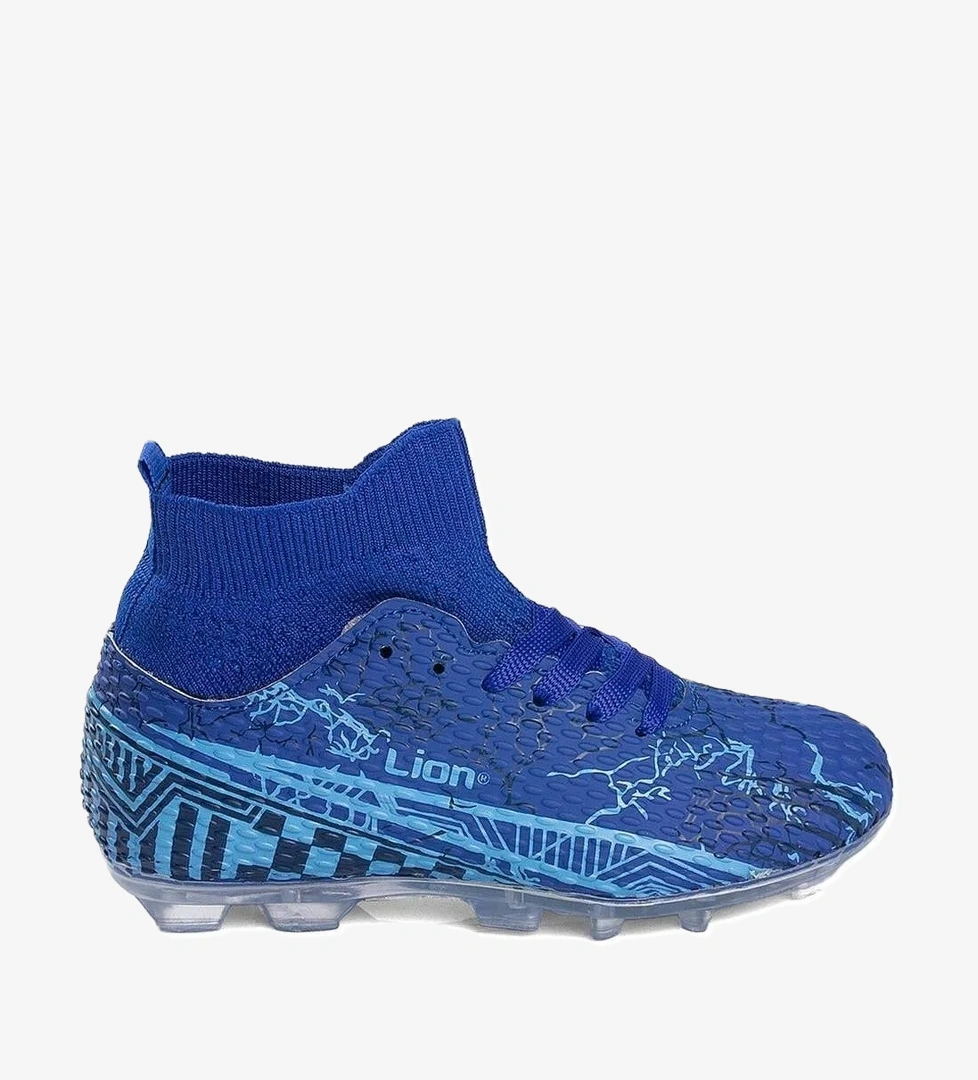 Super Mercury Bilekli Çoraplı Krampon Futbol Ayakkabısı LİON-571-KR