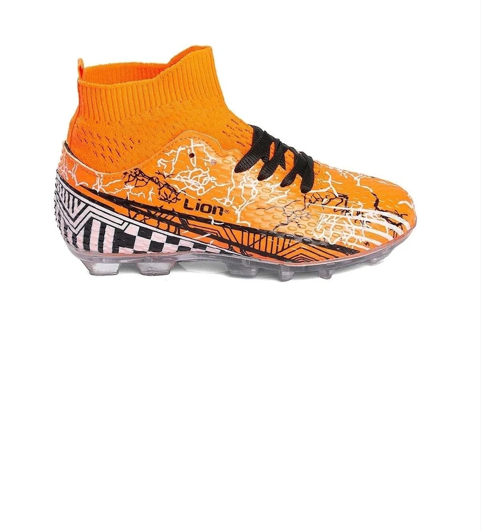 Super Mercury Bilekli Çoraplı Krampon Futbol Ayakkabısı LİON-571-KR