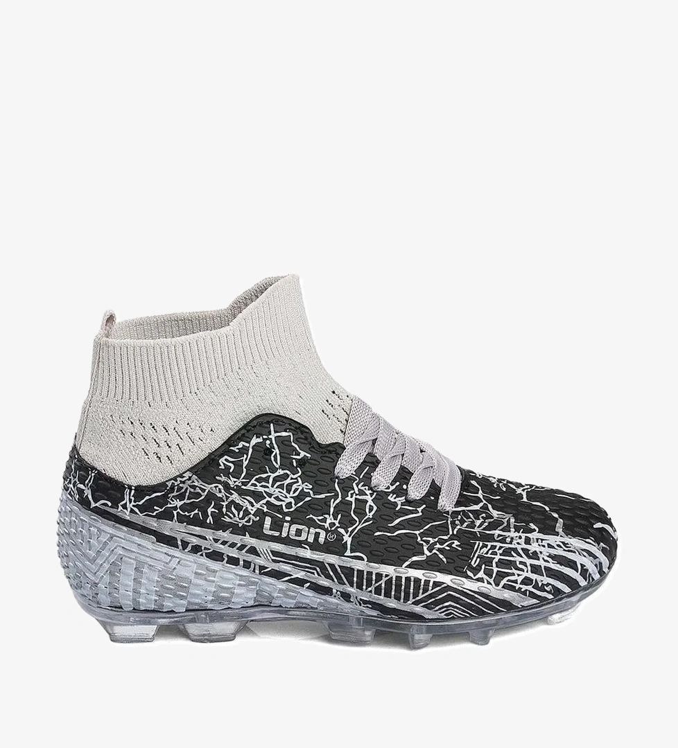 Super Mercury Bilekli Çoraplı Krampon Futbol Ayakkabısı LİON-571-KR