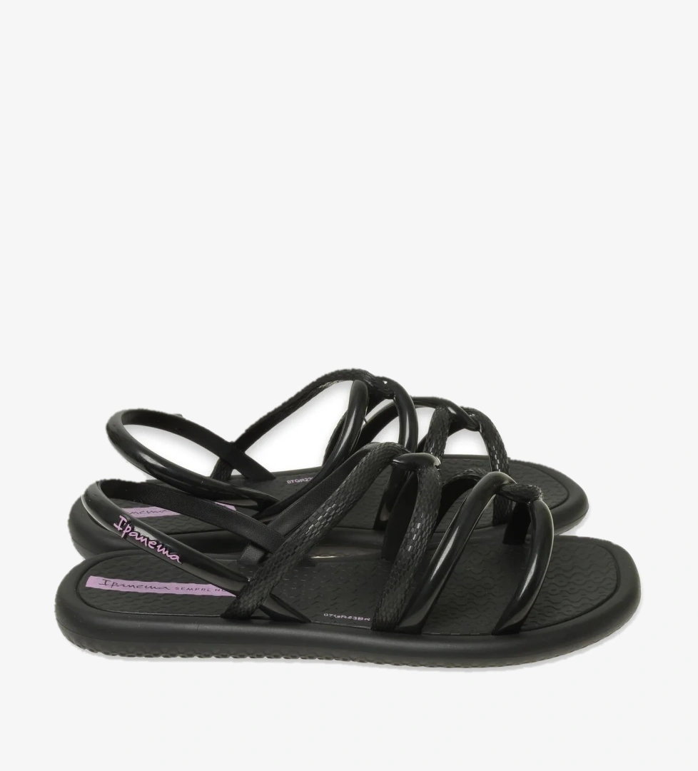 27136K Meu Sol Sandal Siyah-Lila Kız Çocuk Sandalet