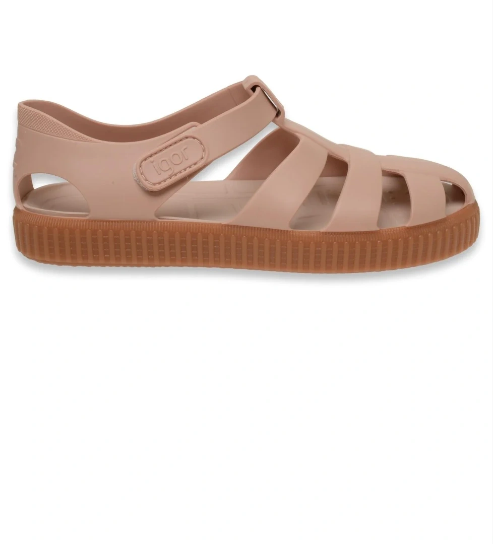 S10291K Nico Caramelo Bej Çocuk Sandalet - Görsel 1
