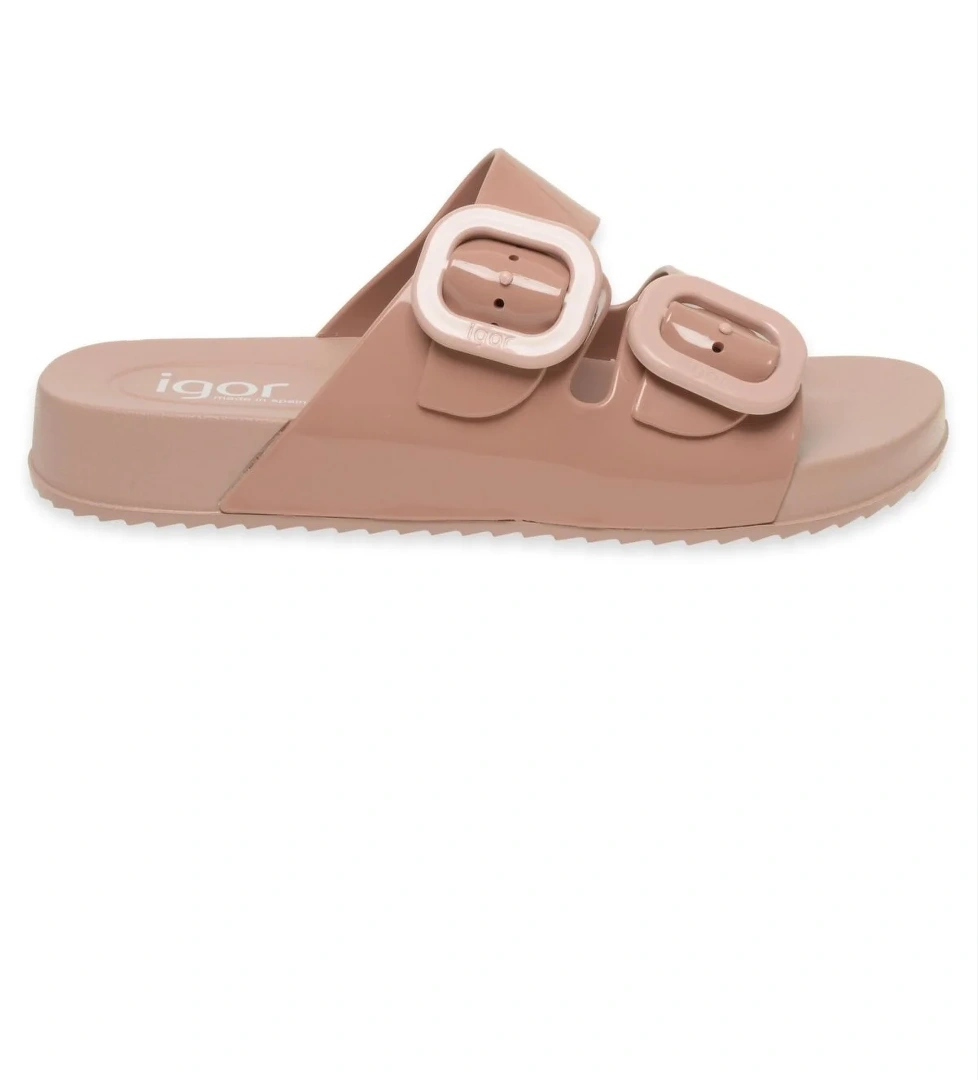 S10334Z Habana Brillo Pembe Kadın Terlik