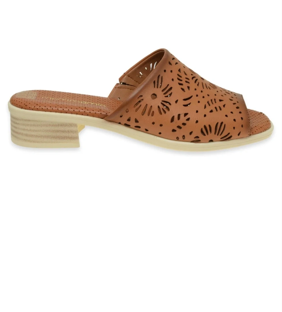 D24Yt-2390Z Günlük Taba Kadın Terlik - Görsel 1