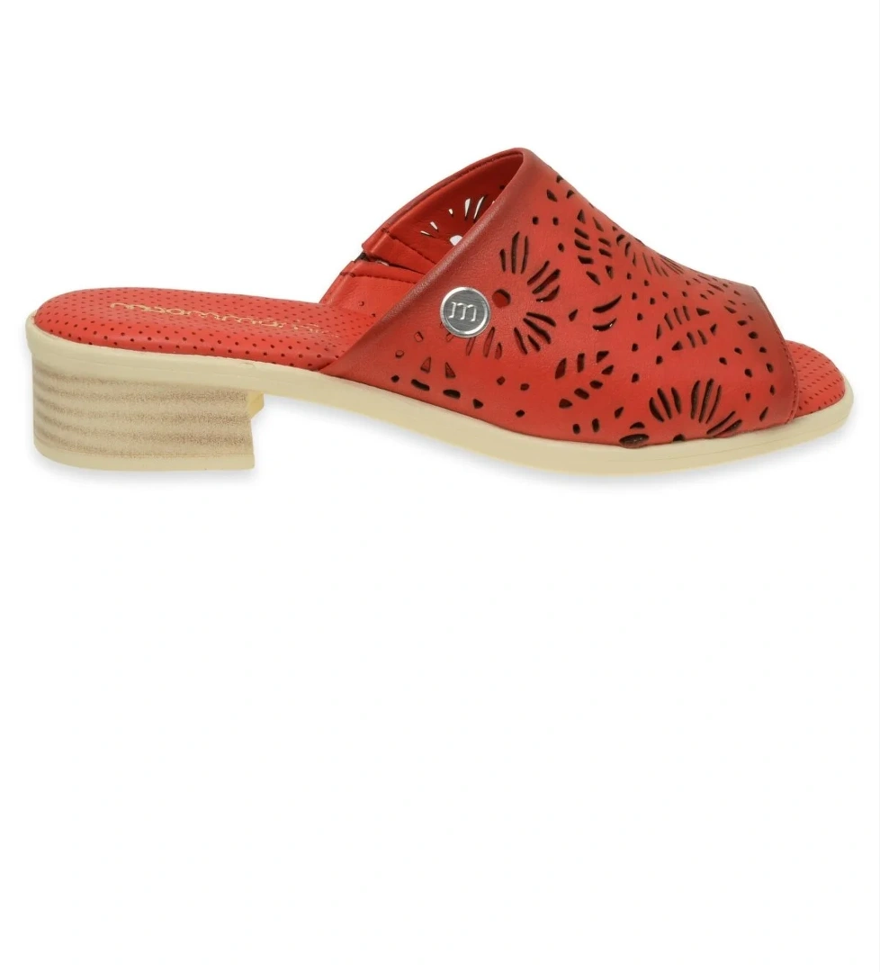 D24Yt-2390Z Günlük Kırmızı Kadın Terlik