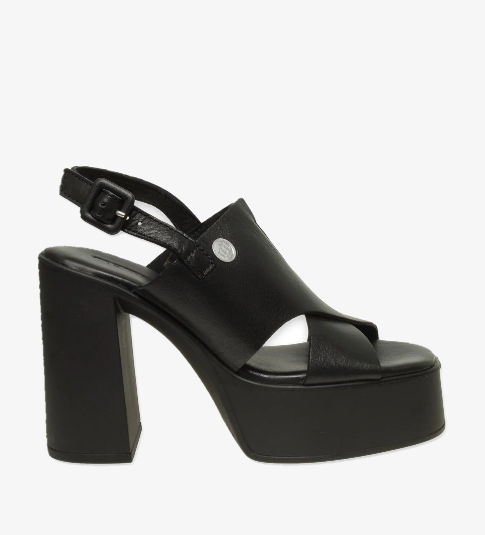 Mammamia D24Ys-1710Z Topuklu Siyah Kadın Sandalet model görseli