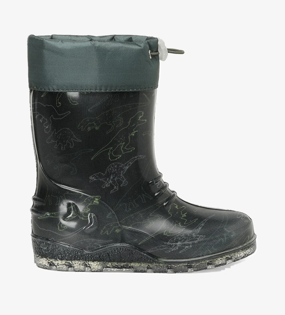 DINOS P 4PR Haki Erkek Çocuk Yağmur Çizmesi - Görsel 1