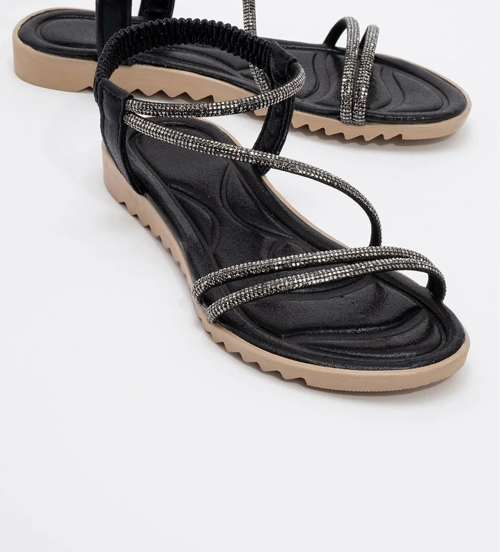 Ccway Kadın Çapraz Taşlı Sandalet model görseli