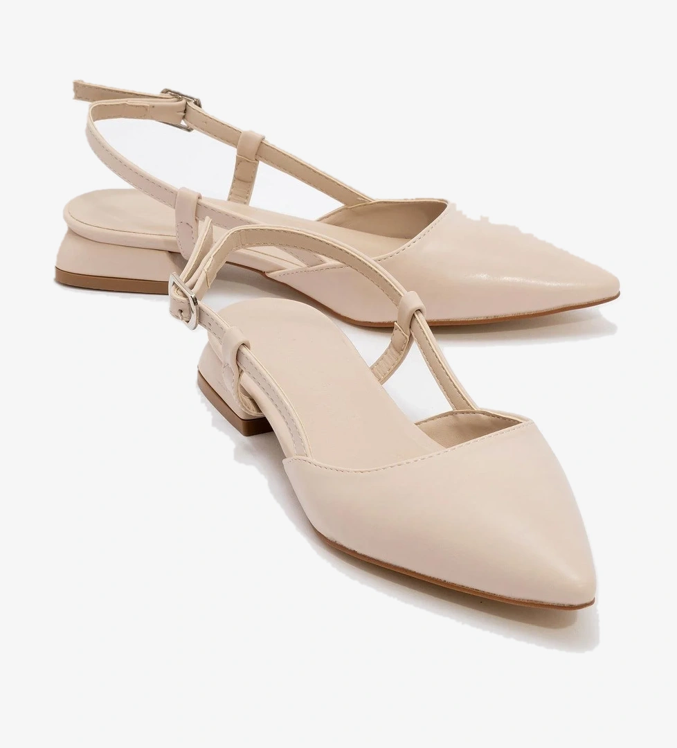 Kadın Düz Sandalet TEN CİLT