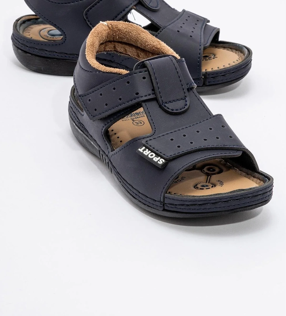 Ccway Çocuk Cırtlı Sandalet LACİVERT model görseli