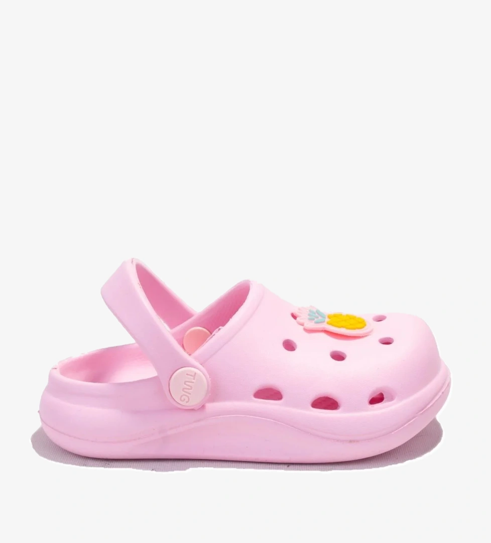 DJA75-CRS01 Pembe Ortopedik Günlük Kız Çocuk Cross Spor Terlik