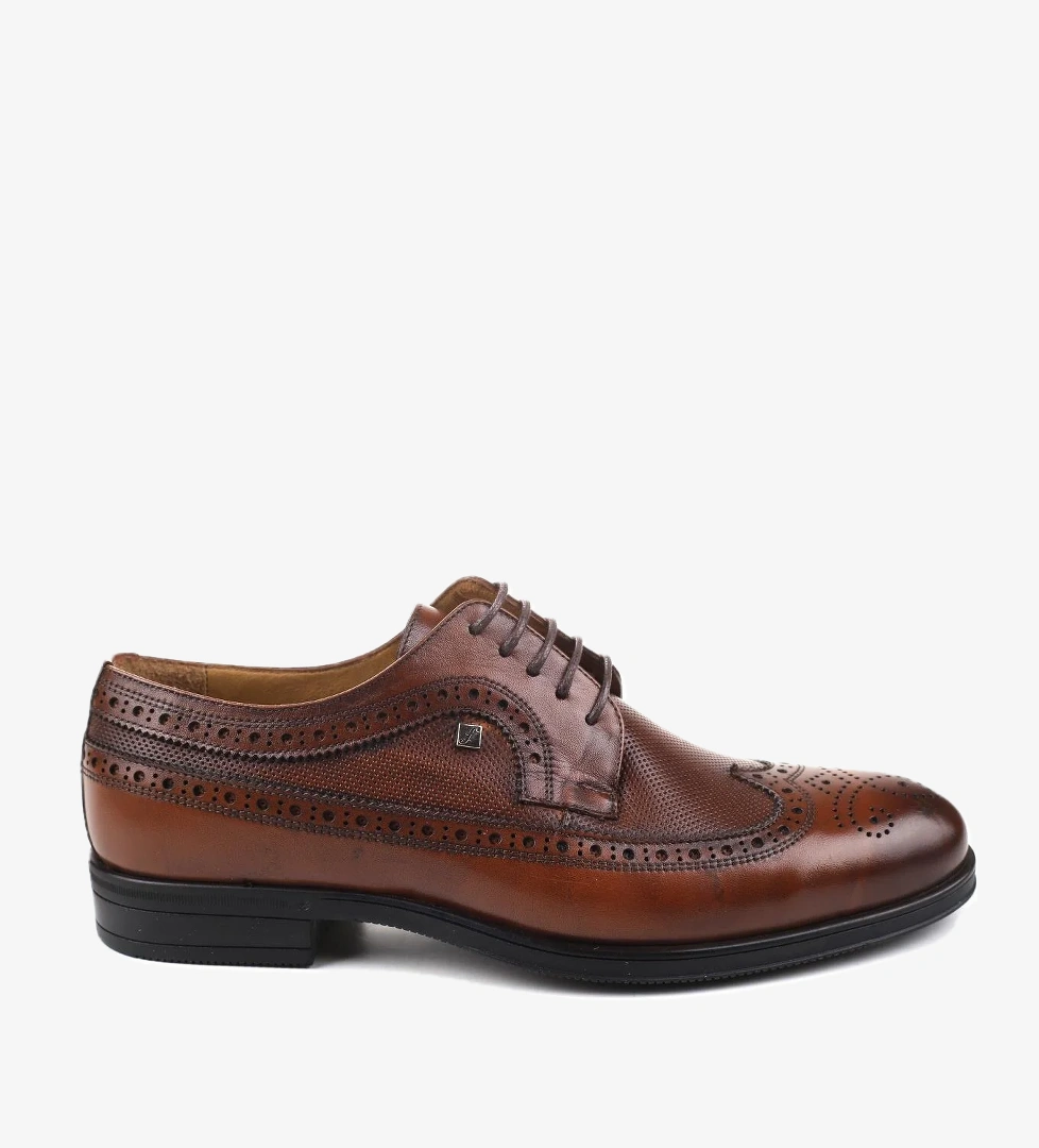 Fosco 2503 Erkek Hakiki Deri Bağcıklı Klasik Ayakkabı model görseli