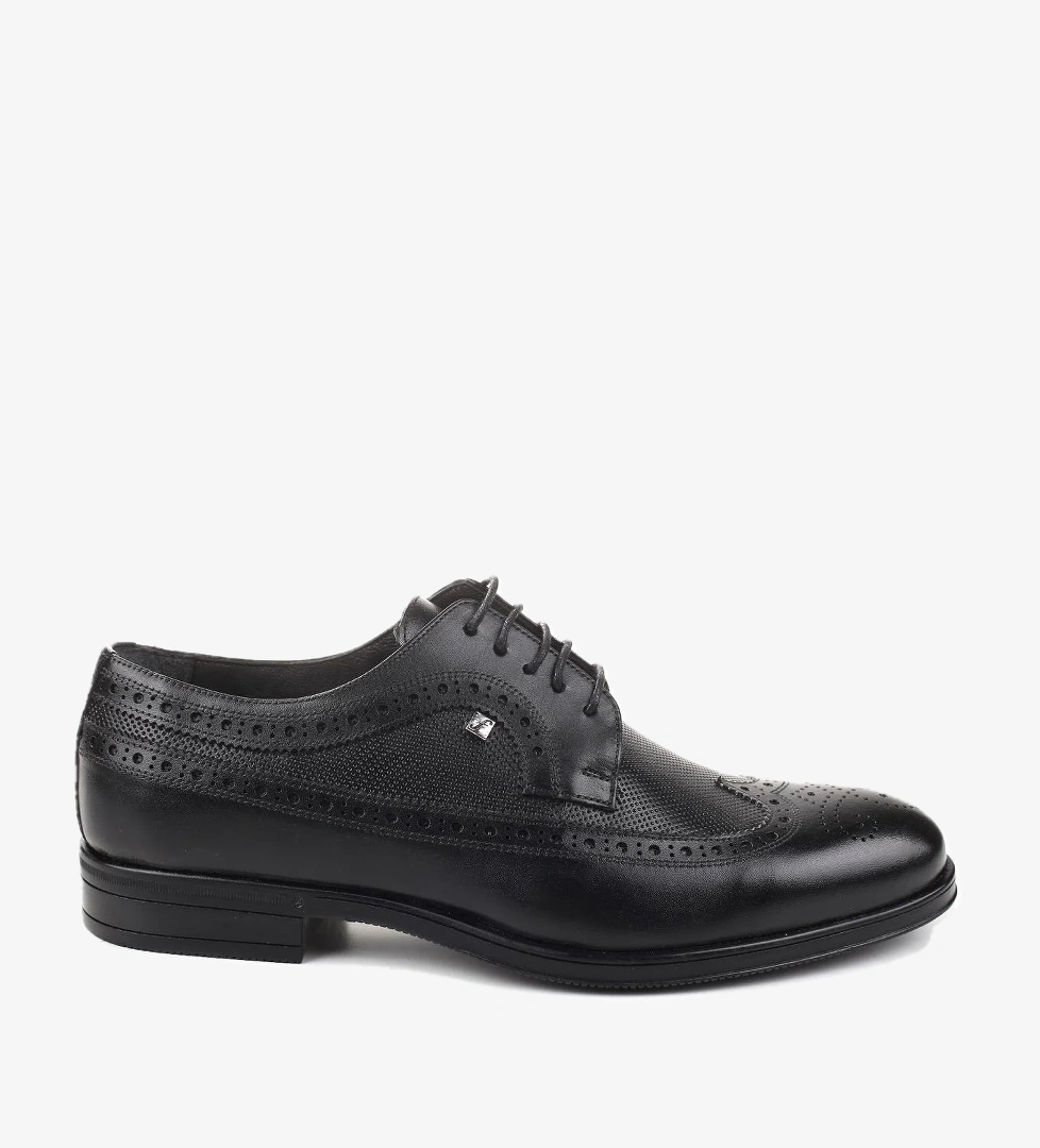 2503 Erkek Hakiki Deri Bağcıklı Klasik Ayakkabı