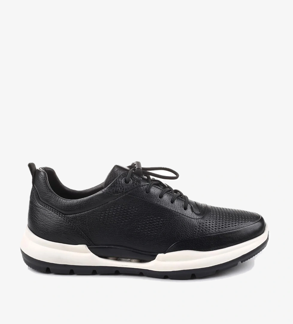 5225 Hakiki Deri Rahat Hafif Taban Günlük Erkek Ayakkabı - Görsel 1