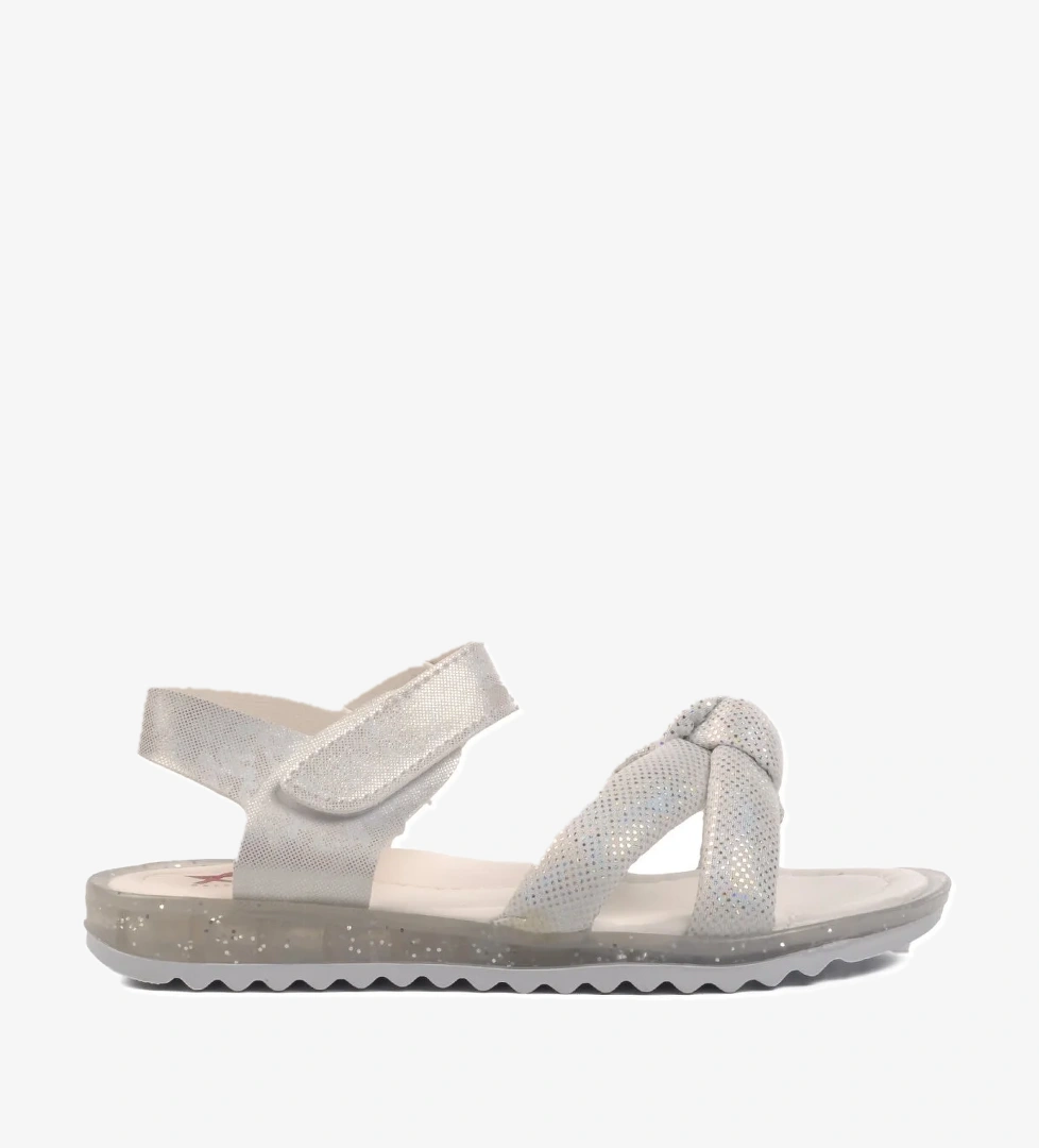 24-409-F Beyaz Simli Kız Çocuk Sandalet