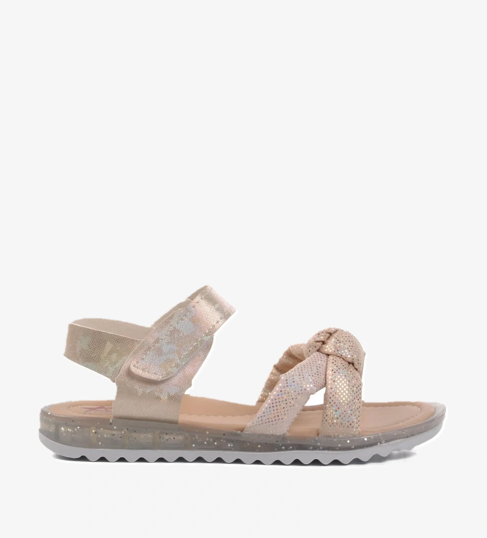 24-409-F Sedef Simli Kız Çocuk Sandalet - Görsel 1