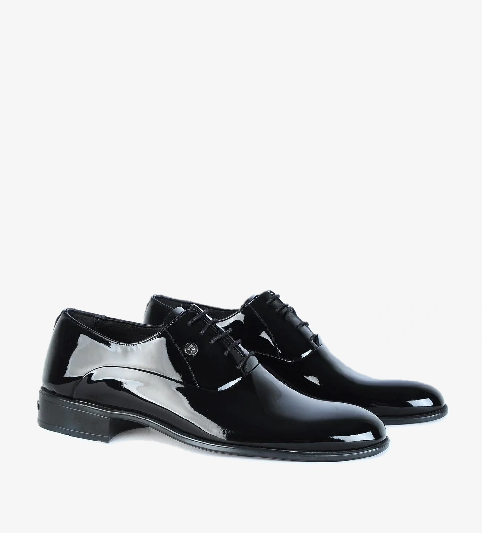 Pierre Cardin 7017 Groom Siyah Rugan Erkek Klasik Ayakkabı model görseli