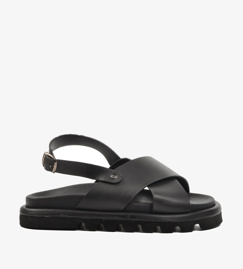 150 Siyah Kadın Sandalet