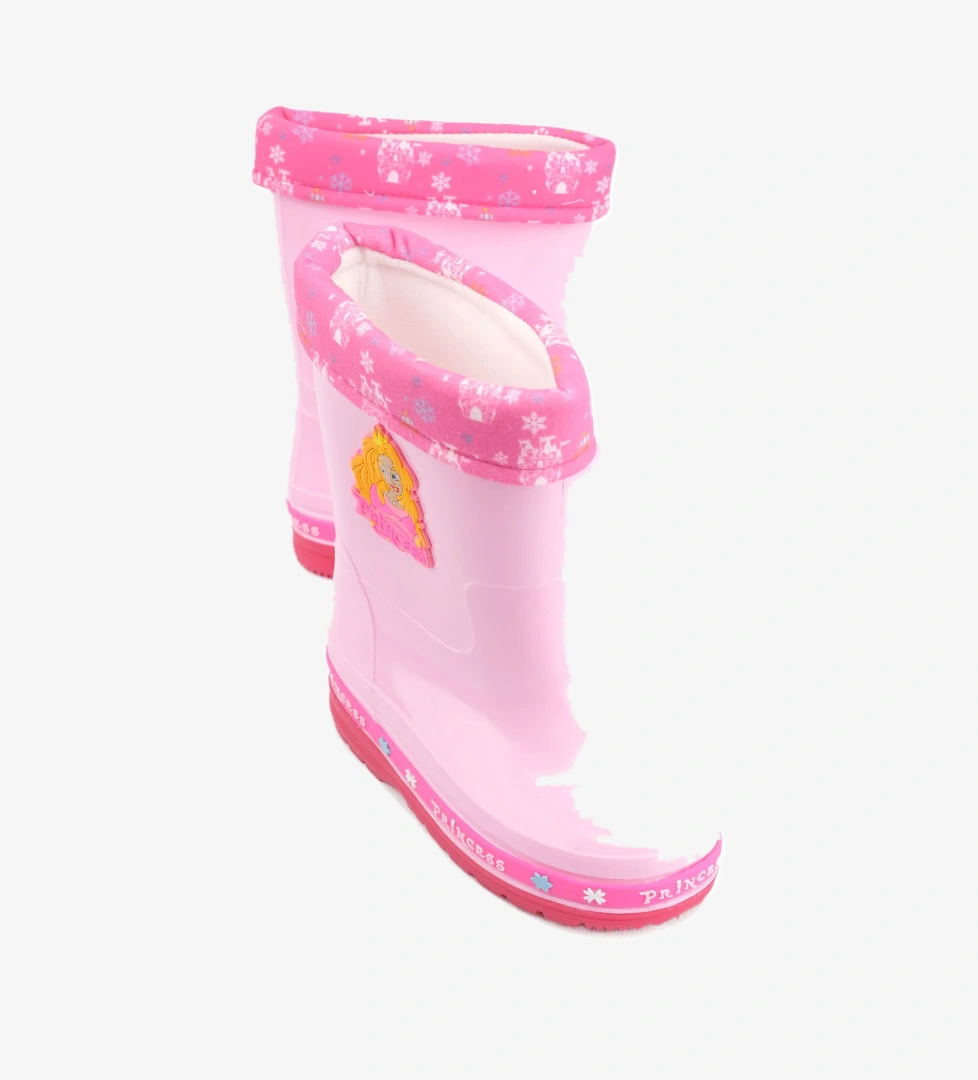 Kışlık Prenses Kız Çocuk Yağmur Çizme - Görsel 1