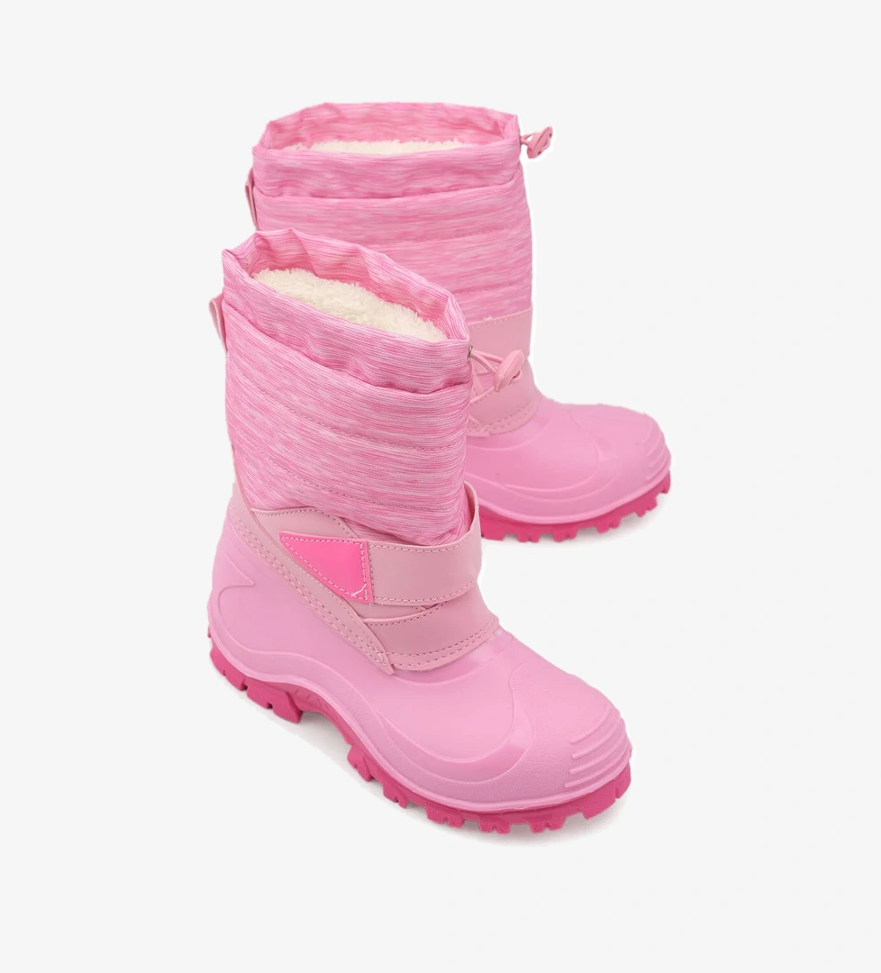 GEZER Kışlık Kız Çocuk İçi Sıcak Astarlı Kar Bot Çizme - Görsel 1