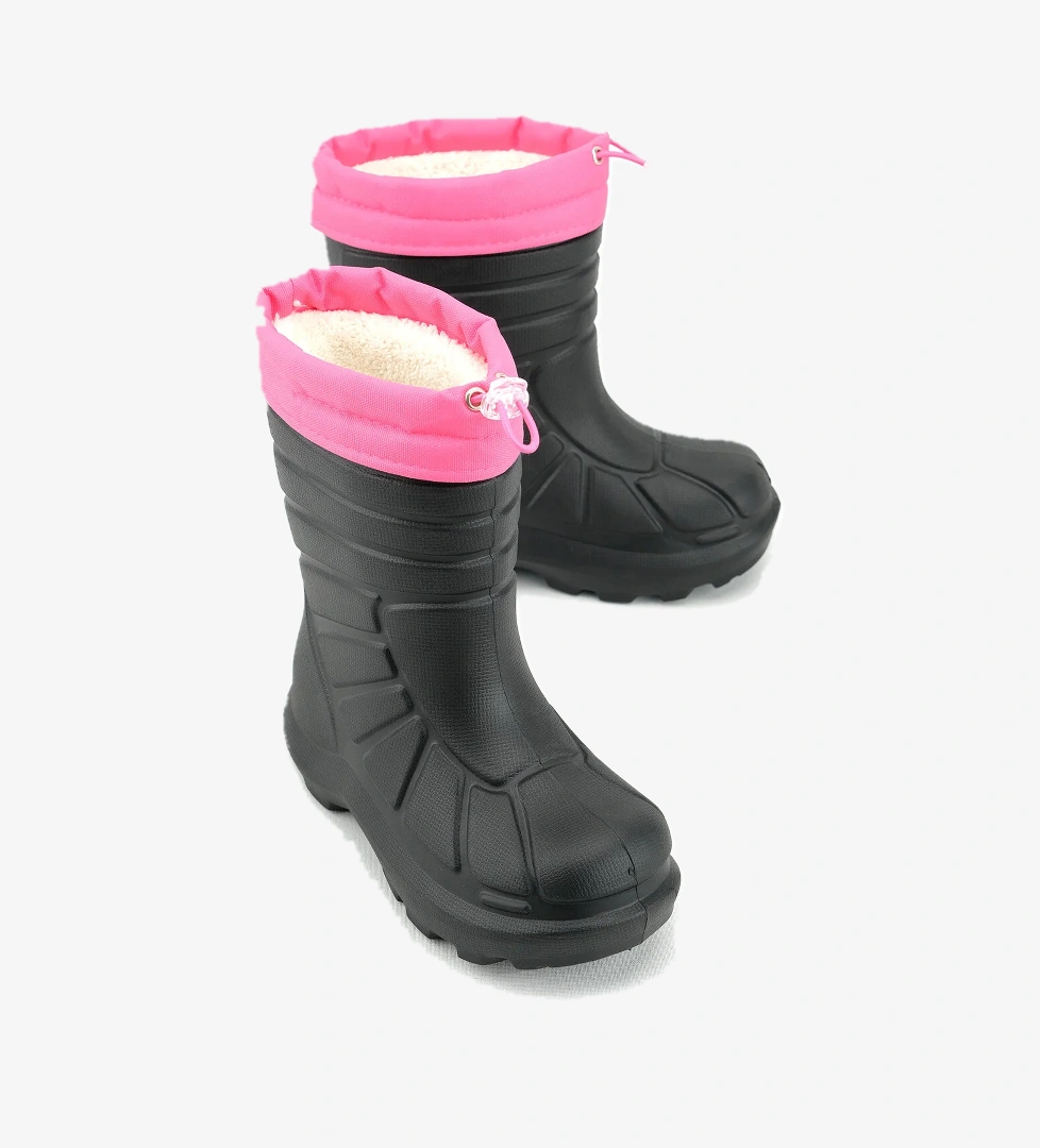 Kız Çocuk Kışlık Eva Boğazdan Lastikli Sessiz Taban Kar Bot Çizme