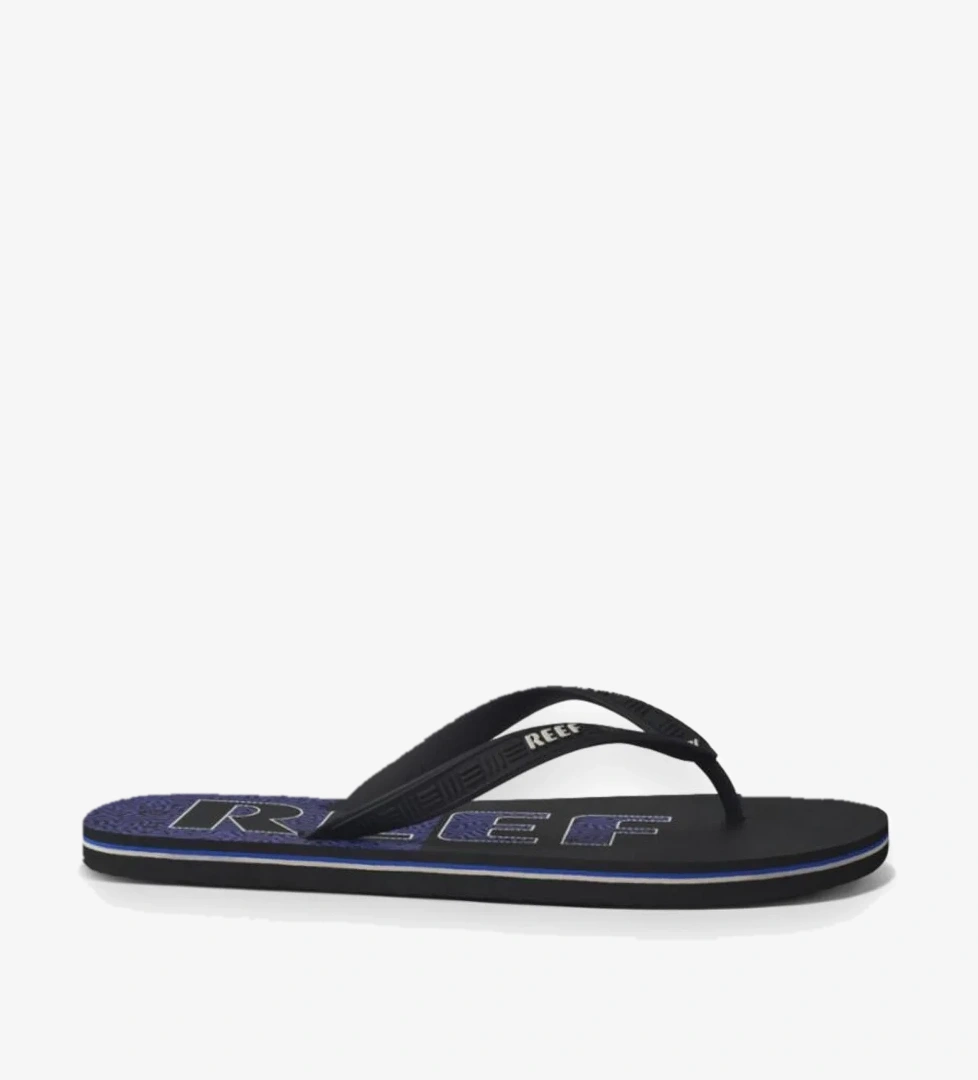 Reef Cj3994 Seaside Parmakarası Siyah-Mor Erkek Terlik model görseli