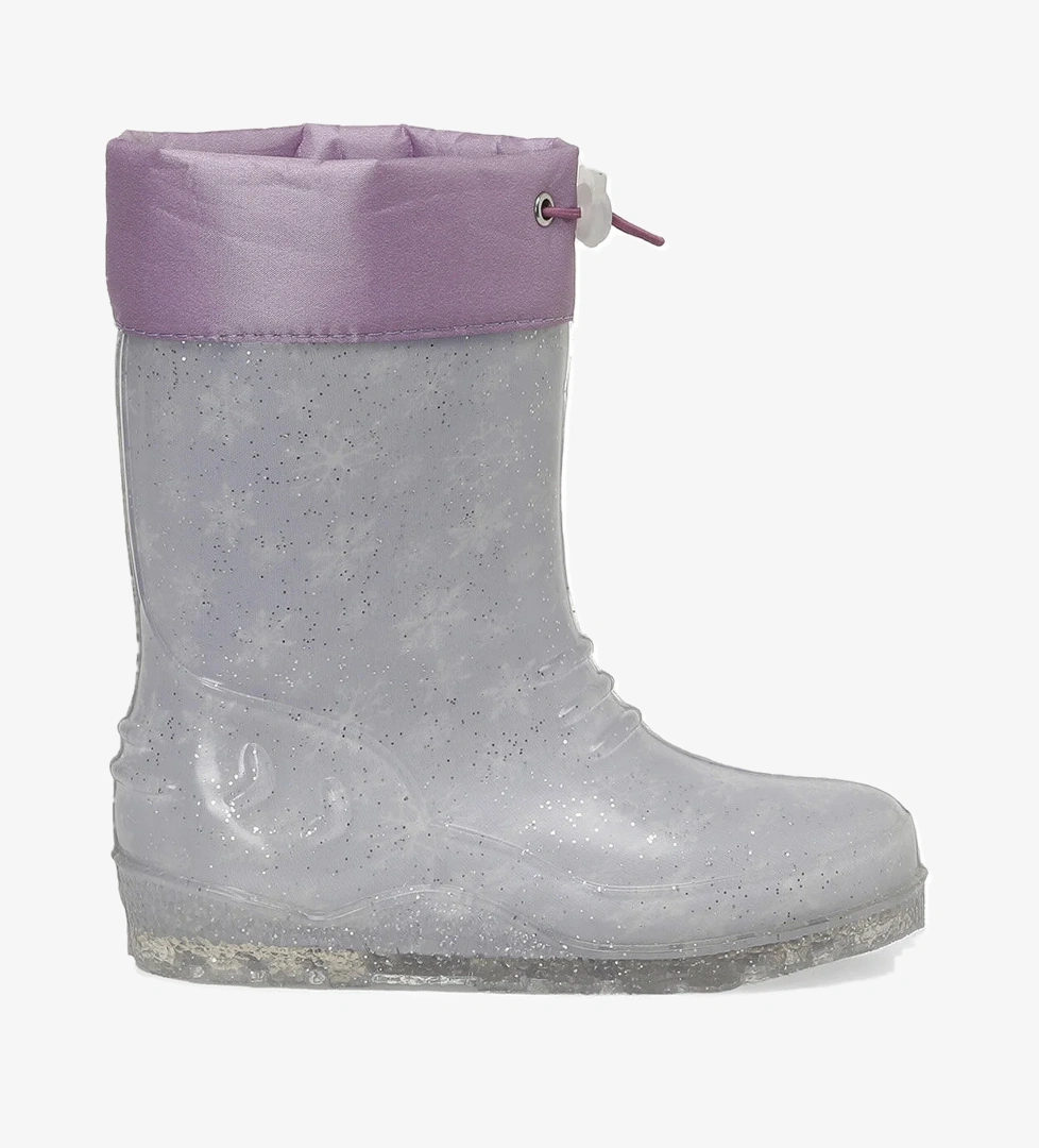 NEVİCA P 4PR Lila Kız Çocuk Yağmur Çizmesi - Görsel 1