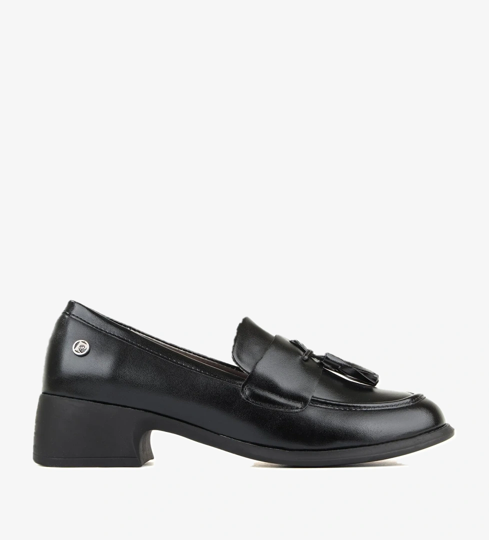 54276 Kare Topuklu Loafer Kadın Ayakkabı - Görsel 1