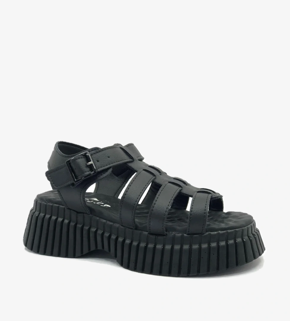 Ortapedik Kalın Taban Kadın Sandalet