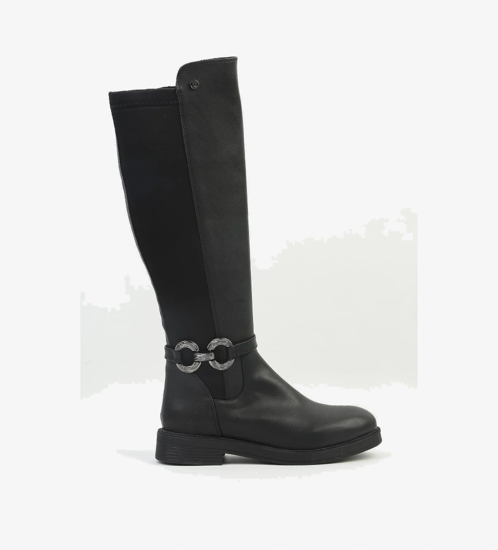 ® | PC-54121 - 3076 Siyah Cilt - Kadın Çizme - Görsel 1