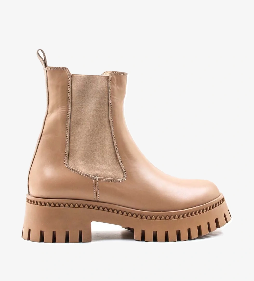 Fast Step Hakiki Deri Kürklü Kadın Kalın Taban Bot 010KZA8473 model görseli