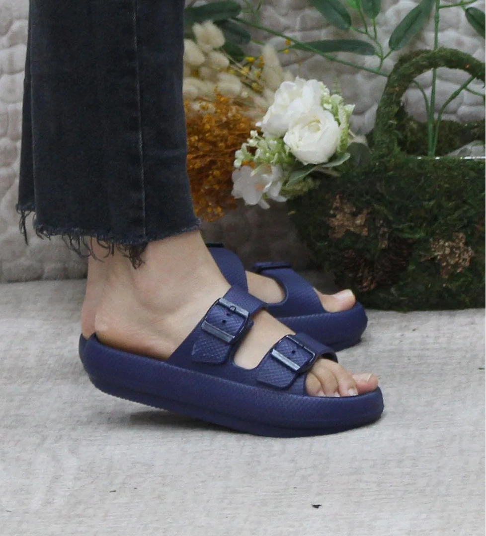 EZ0095 Plaj Deniz Havuz Terliği Hafif Rahat Esnek Kadın Terlik