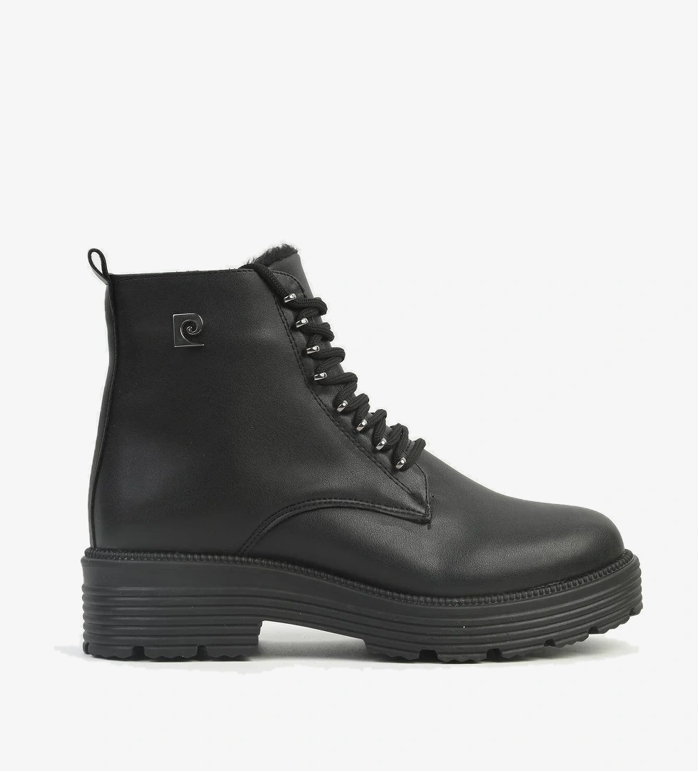 Pierre Cardin ® | Pc-54206 - Krem Siyah Kadın Bot model görseli