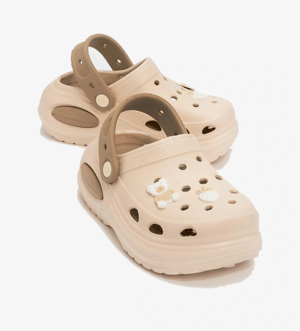 Ccway Çocuk Sabo Terlik 31-35 EKRU KUM model görseli