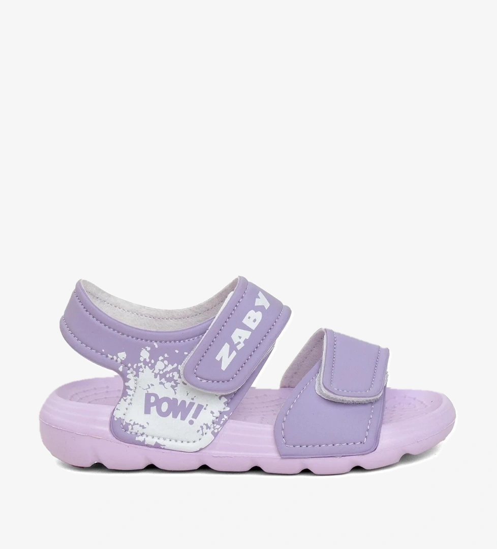 Ayakkabı Fuarı Elit Ott5000 Patik Kız Çocuk Düz Sandalet Pembe Lila model görseli