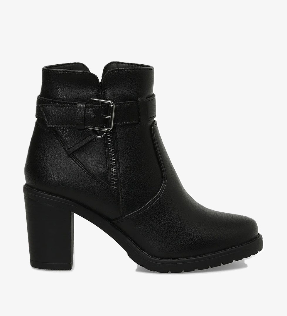 Polaris 318259.Z 4PR Siyah Kadın Topuklu Bot - Görsel 1