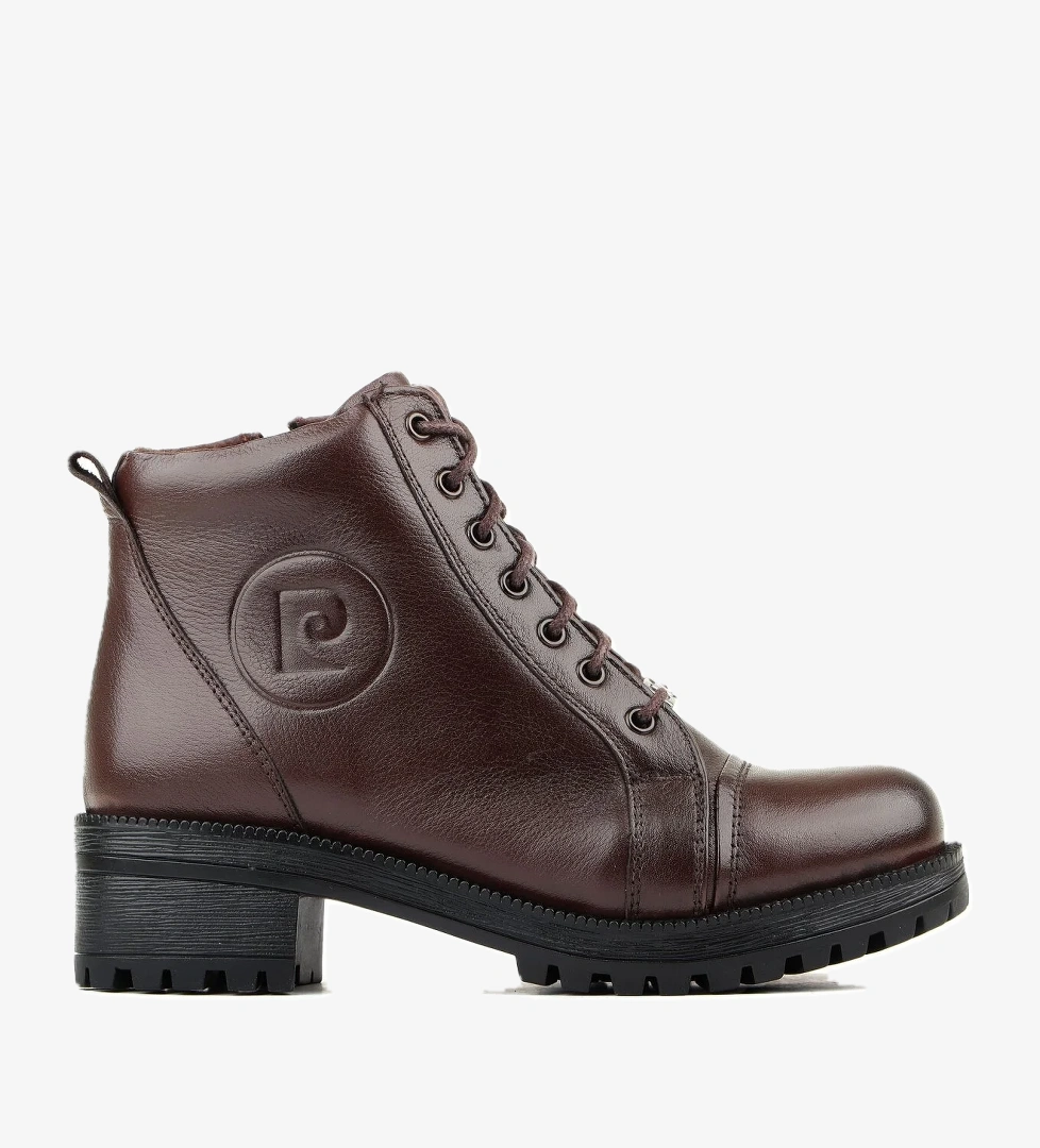 54062 Sıcak Hakiki Deri Fermuarlı Kadın Bot