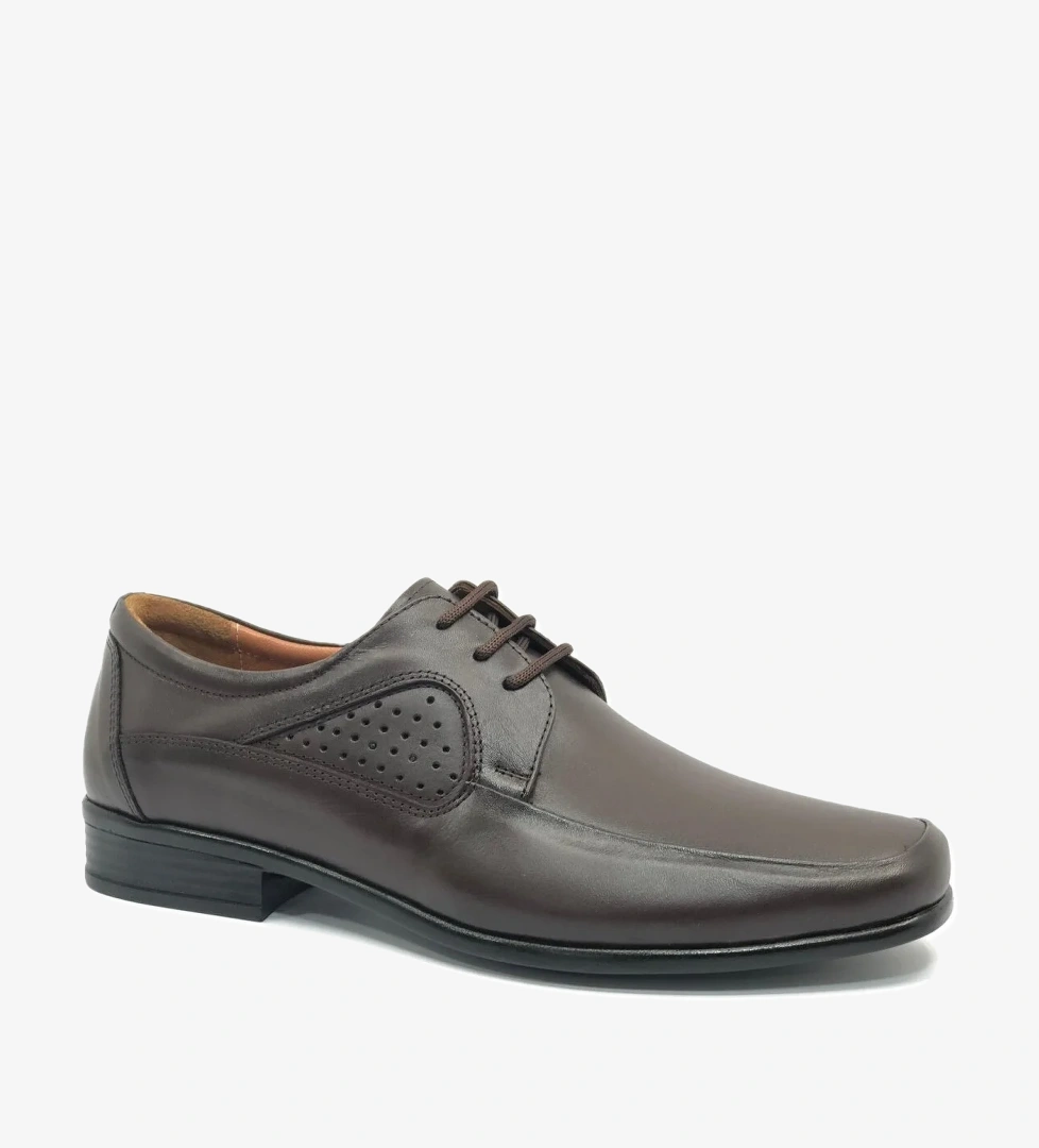 609 Hakiki Deri Erkek Klasik Aykkabı - Görsel 1