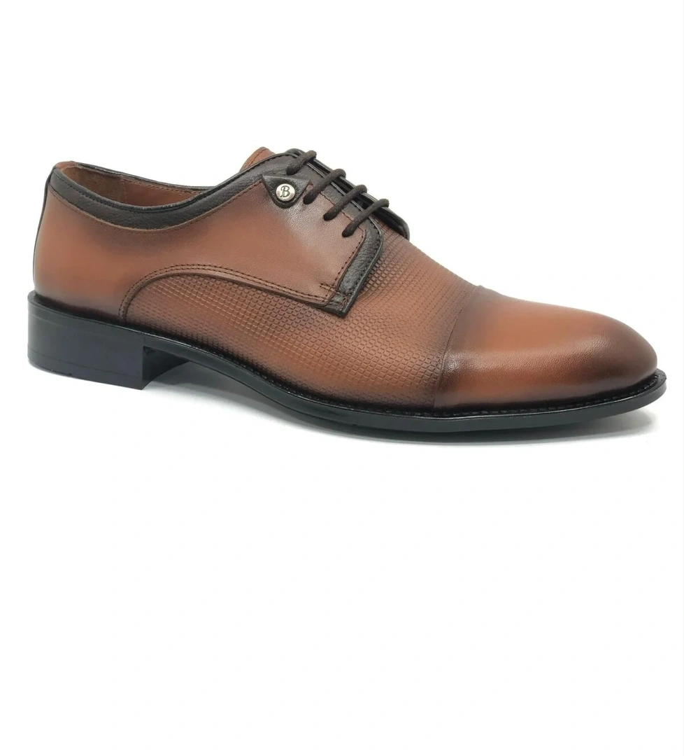 Berlino 651 Bağcıklı Hakiki Deri Neolit Erkek Klasik Ayakkabı model görseli