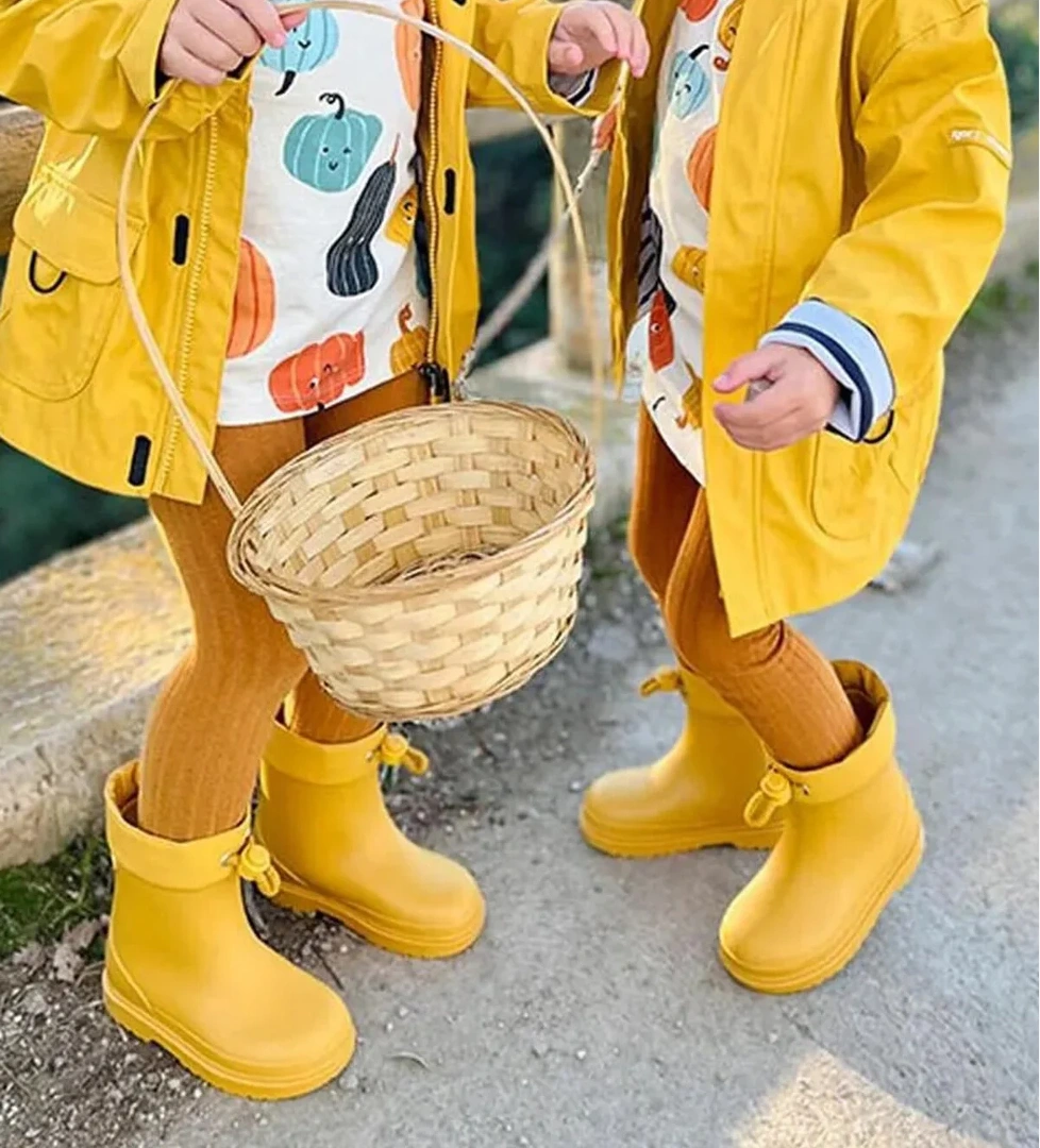 Unisex Çocuk Yağmur Çizmesi W10257 SARI - Görsel 1